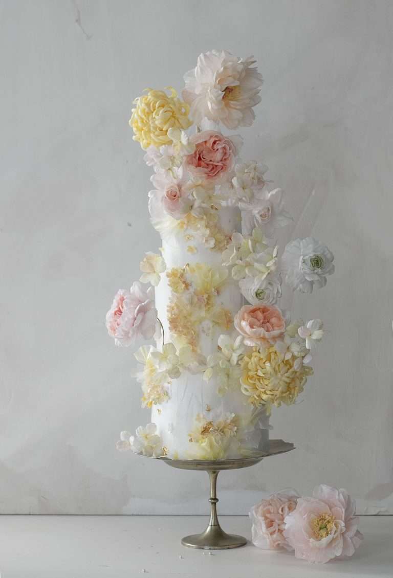 Wedding Cakes with Sugar Flowers